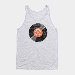 Melophile (Music Lover) Vinyl Record Tank Top